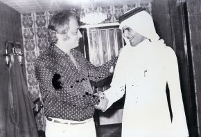  مقابلة صحفية مع رئيس ومدرب نادي (فيتورياباهيا) البرازيلي 1980